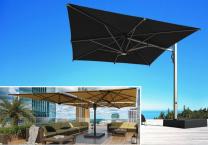 Parasol Astro avec 1 mat et plusieurs toiles