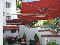 Parasol de balcon  fixer sur mur