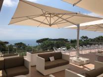 parasol d�port� 4x4m Galileo maxi white