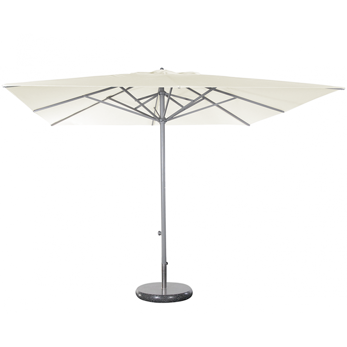 Parasol carr anthracite taupe Presto SOLERO