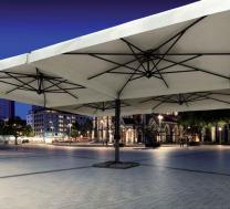 Parasol dport carr 6x6m Alu Poker Scolaro SCOLARO