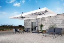 parasol gant 2 toiles un mat 3x6m 3.5x7m 4x8m