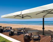 Parasol dport rectangle 3.5x7m Alu Double Scolaro SCOLARO