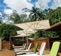 parasol aluminium 2x2m rond 3m design piscine