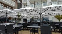 Parasol 1 mat 3 toiles en L Prostor P6 PROSTOR