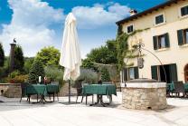 Grand parasol design en aluminium Leonardo Telescopic SCOLARO