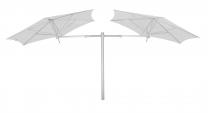 Parasol 1 mat et 3 parasols (3 bras 2m + 3 armatures + 3 toiles) Paraflex Evolution UMBROSA