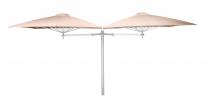 Parasol 1 mat et 3 parasols (3 bras 2m + 3 armatures + 3 toiles) Paraflex Evolution UMBROSA