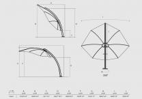 Parasol contre le vent Icarus UMBROSA